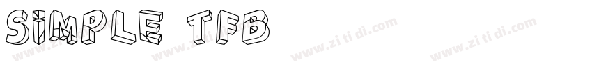 Simple tfb字体转换